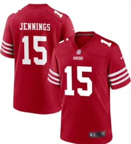 Men & Women & Youth San Francisco 49ers #15 Jauan Jennings 2022 New Red Vapor Untouchable Limited Stitched Jersey